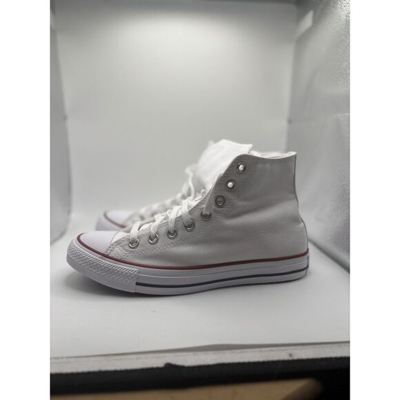 New Converse All Star High Top‎ Optical White Sneakers Mens 9 Womens 11 Shoes - Picture 4 of 7